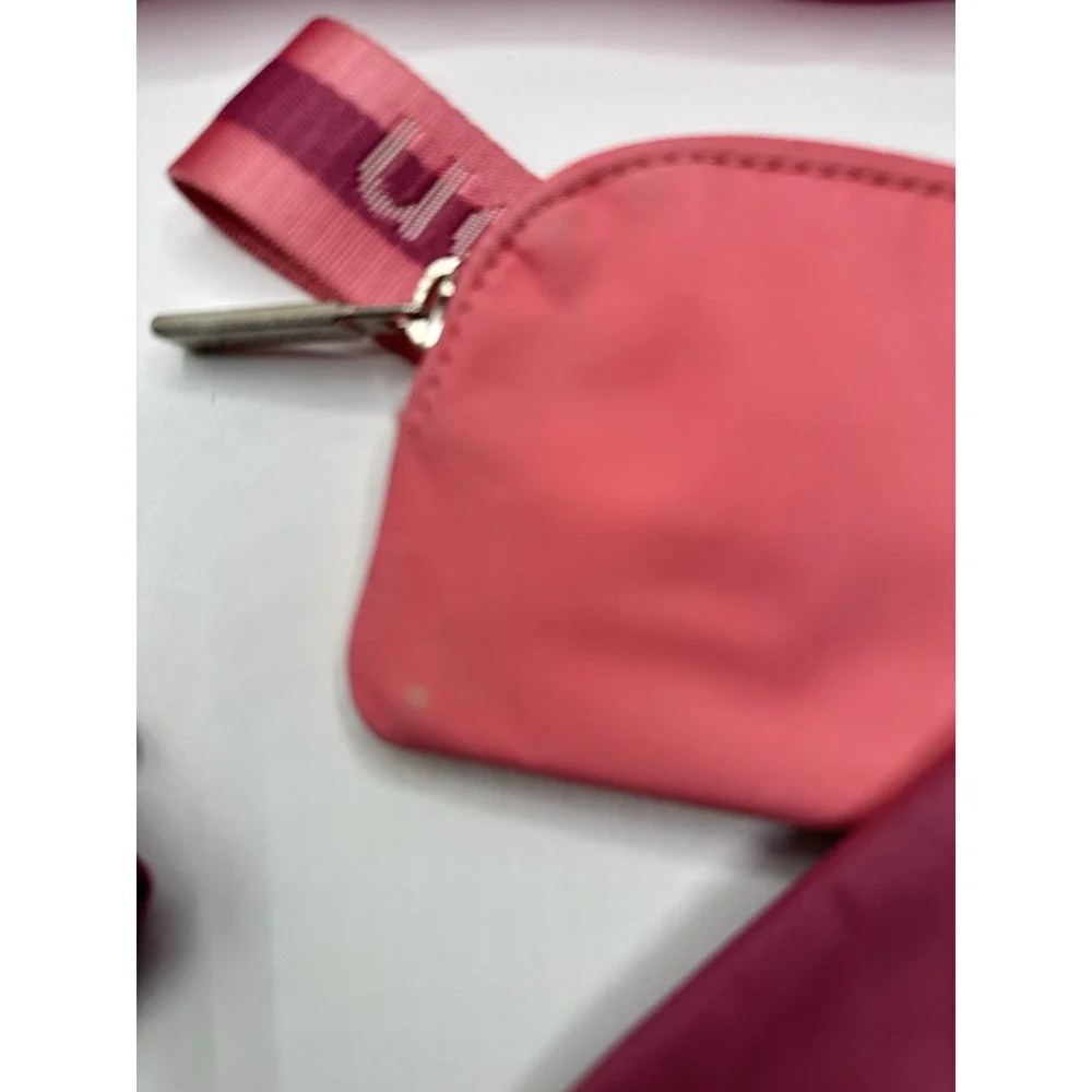 Lululemon Pink Belt Bag Pouch Wristlet Accessories Lot of 4 Clean Cute